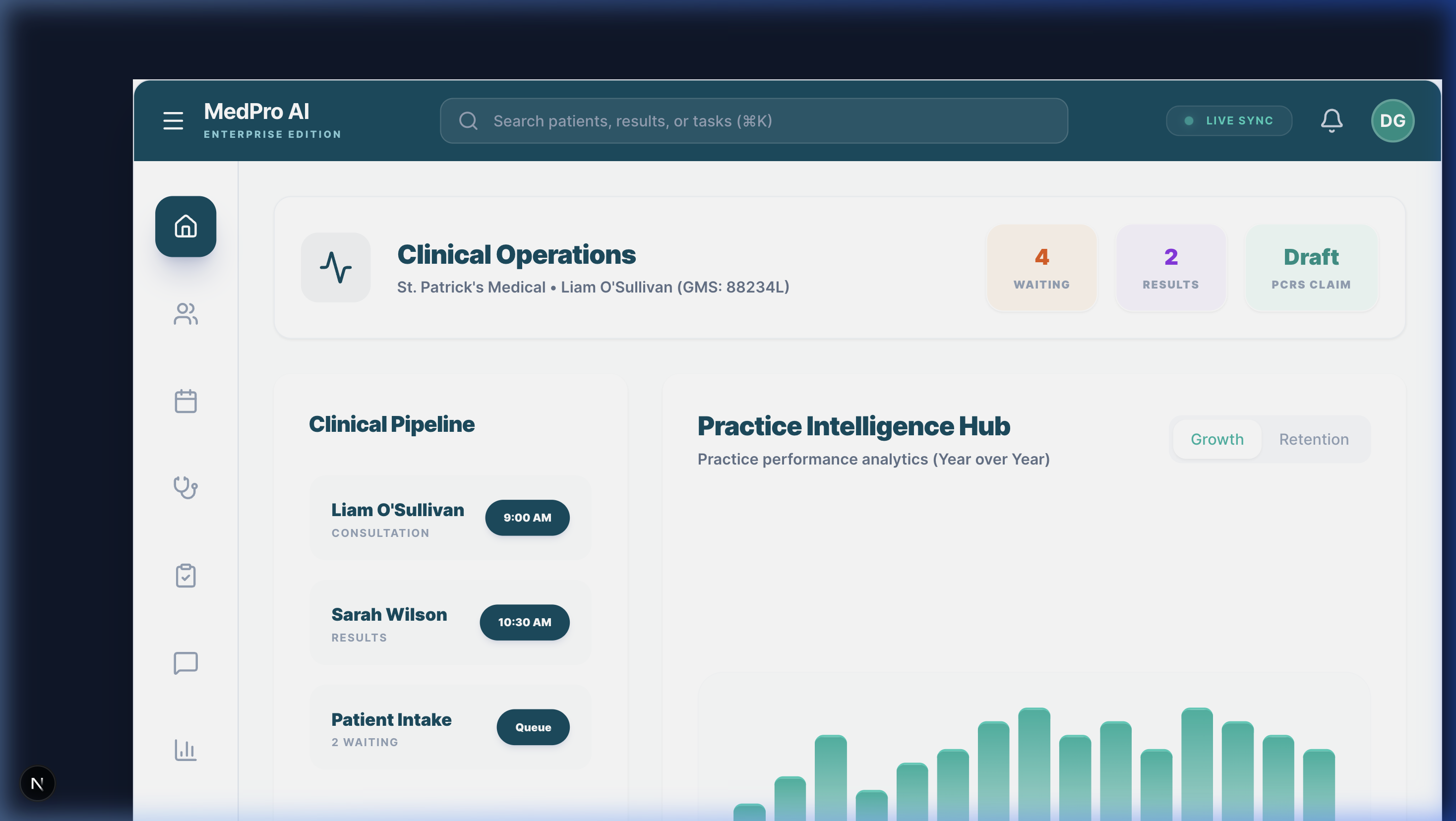 Brigid AI Practice Agent Interface